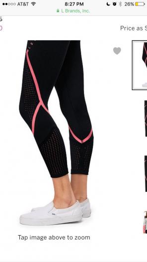 Nwt 2017 Vs Pink Ultimate High Waist Leg
