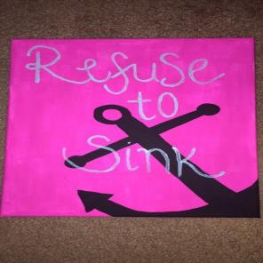 Refuse To Sink Canvas