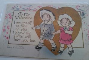 Vintage Valentines Day Card