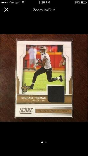 Michael Thomas Patch Card