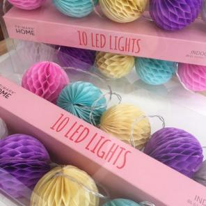 Pastel Colored LED String Lights - New!