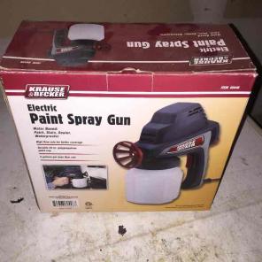 Electric paint spray gun
