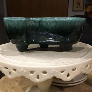 Vintage Ceramic Pedestal Planter