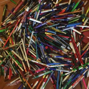 Lots Of Pens And Pencils