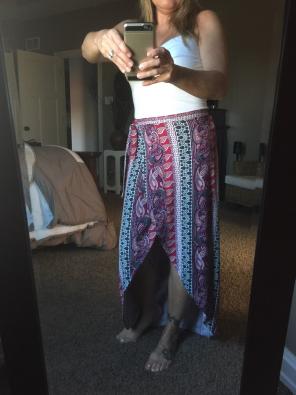 Faux Wrap Skirt
