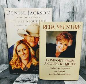 Set of 2 Hardback Country Music Books