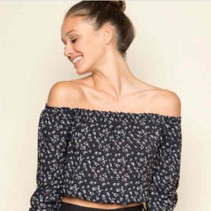 Brandy Melville Off Shoulder Maura Top