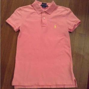 Women's Pink Ralph Lauren Polo Sz S