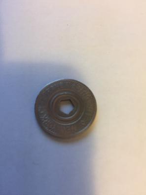 New York City transit coin for one fare