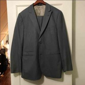 Grey 2 piece men suit