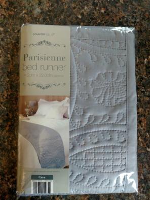 Grey Bed Runner