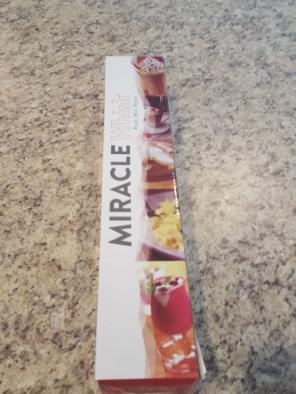 NIB Miracle Whisk...Push. Mix. Enjoy!