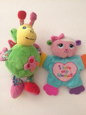 Plush Baby Toys Rattle Teether