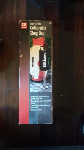 WILSON Golf Shag Bag Collapsible