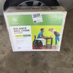 Gaiam balance ball chair