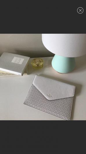 Kate Spade White Clutch