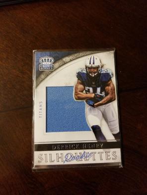 Derrick Henry rookie patch card