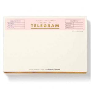 Kate Spade "Telegram" Notepad