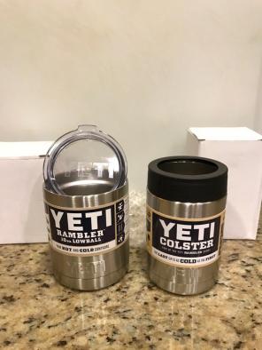 •Yeti Colster 12 oz • YETI Lowball 10 oz