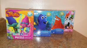 4 PC Puzzle - Dory, Trolls, Powderpuff G