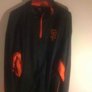 SF Giants track suit shirt
