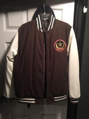 Obey Cresent Moon Varsity Jacket