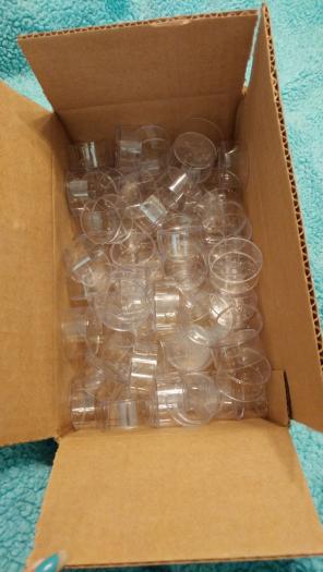100 Plastic Tealight Cups