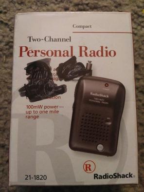 Two-Channel Personal Radio