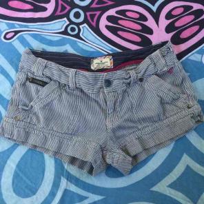 AEO Striped Trouser Shorts