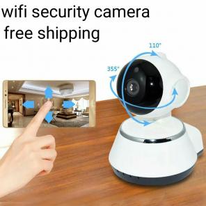 Wifi security camera monitoring from app