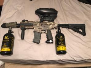 Paintball Gun with Accessories