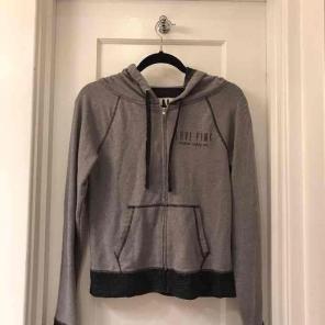 Pink zip up hoodie