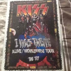 Kiss metal sign reunion tour 96' and 97'