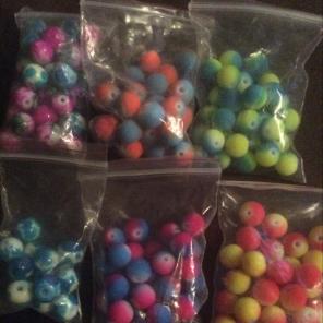 6 Types Of Multi Colored Beads