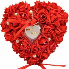 Wedding ring pillow