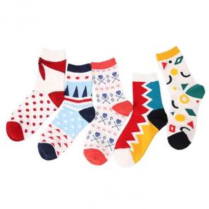 5 pairs women's cotton socks
