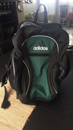 adidas forest green soccer backpack