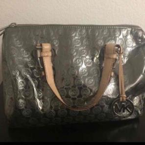Metallic Micheal Kors handbag