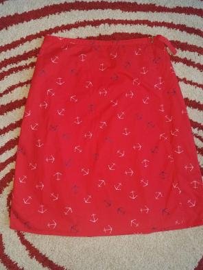 Downeast Outfitters Nautical wrap skirt