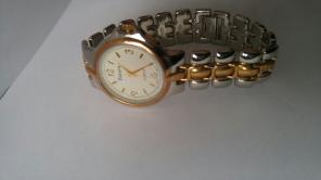 Women's Gold and silver tone watch works