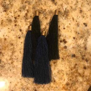 Bundle of 5 thread tassel earrings