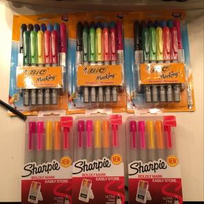 Sharpie And Bic Markers