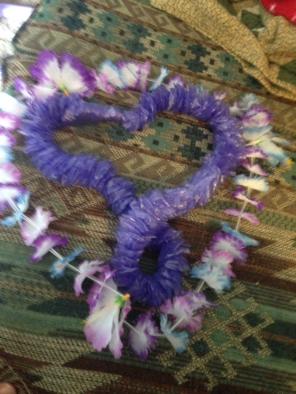 Two Flower Neclaces Perfect For Luaus