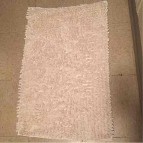 White rug
