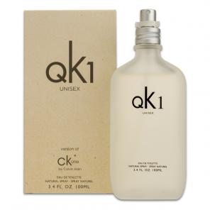 Qk1 3.4 compare to ck one Calvin Klein