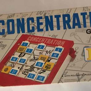 Vintage Concentration Board Game