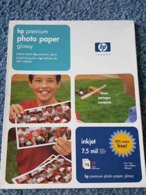 Hp premium glossy photo paper