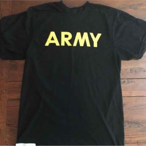Army PT shirt small