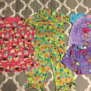 3 sets girls pajamas 5T