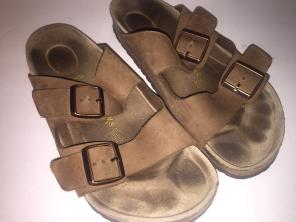 Men Birkenstock Suede Sandals Size 9.5